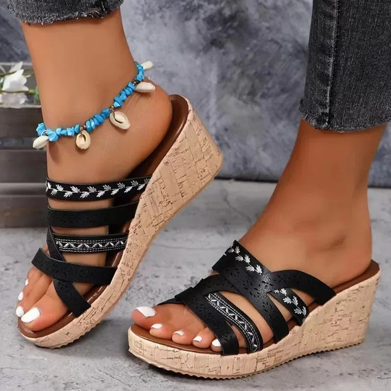 Helena - sandalen in vintage stijl