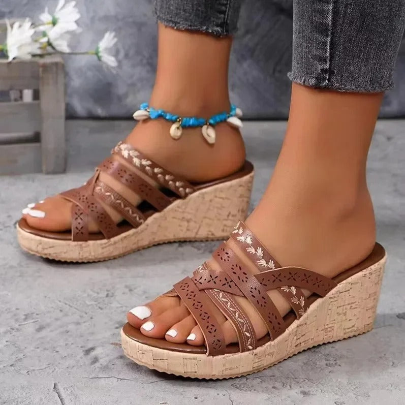 Helena - sandalen in vintage stijl